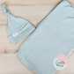 Personalised Swaddle and Beanie set