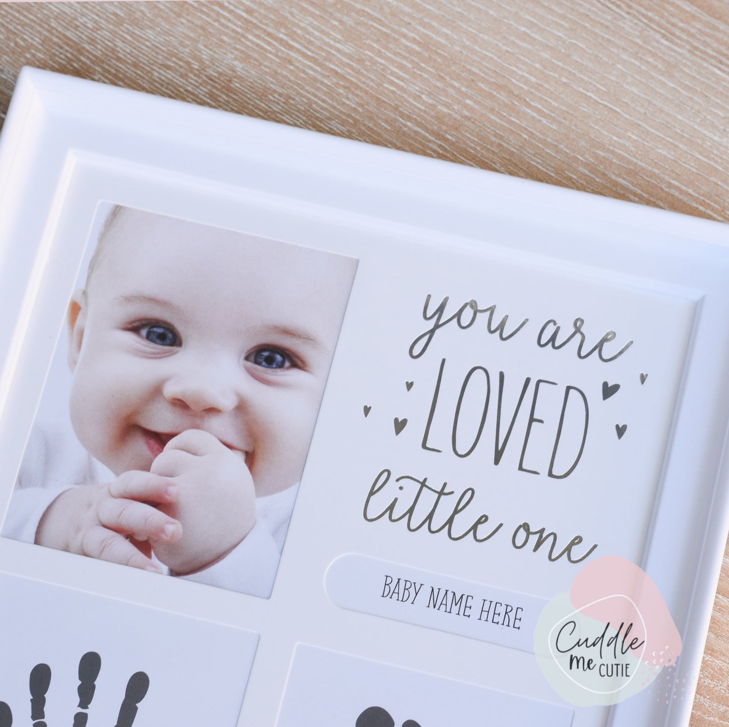 Foot and Handprint Photo Frame