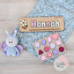 Floral Wooden Name Puzzle