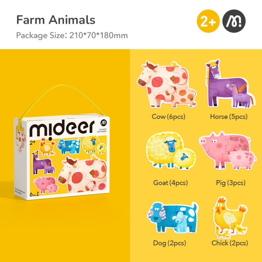 My First Jigsaw Puzzle for Kids - Farm Animals