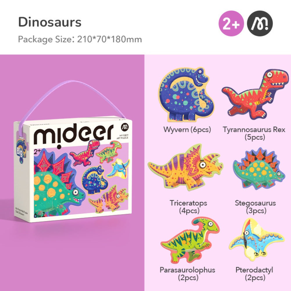 My First Jigsaw Puzzle for Kids - Cute Dinosaurs