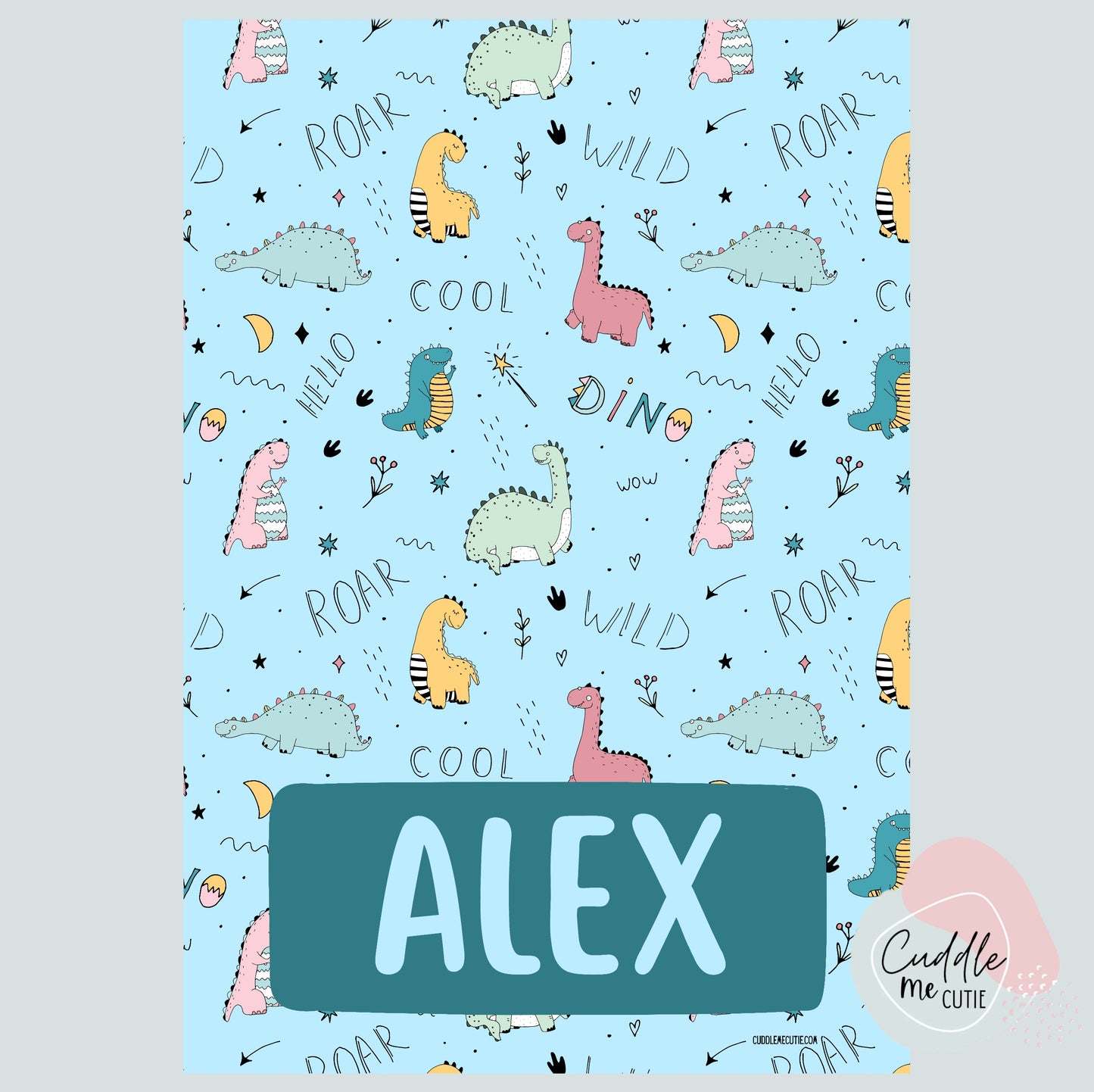 Dinosaur Fleece Blanket