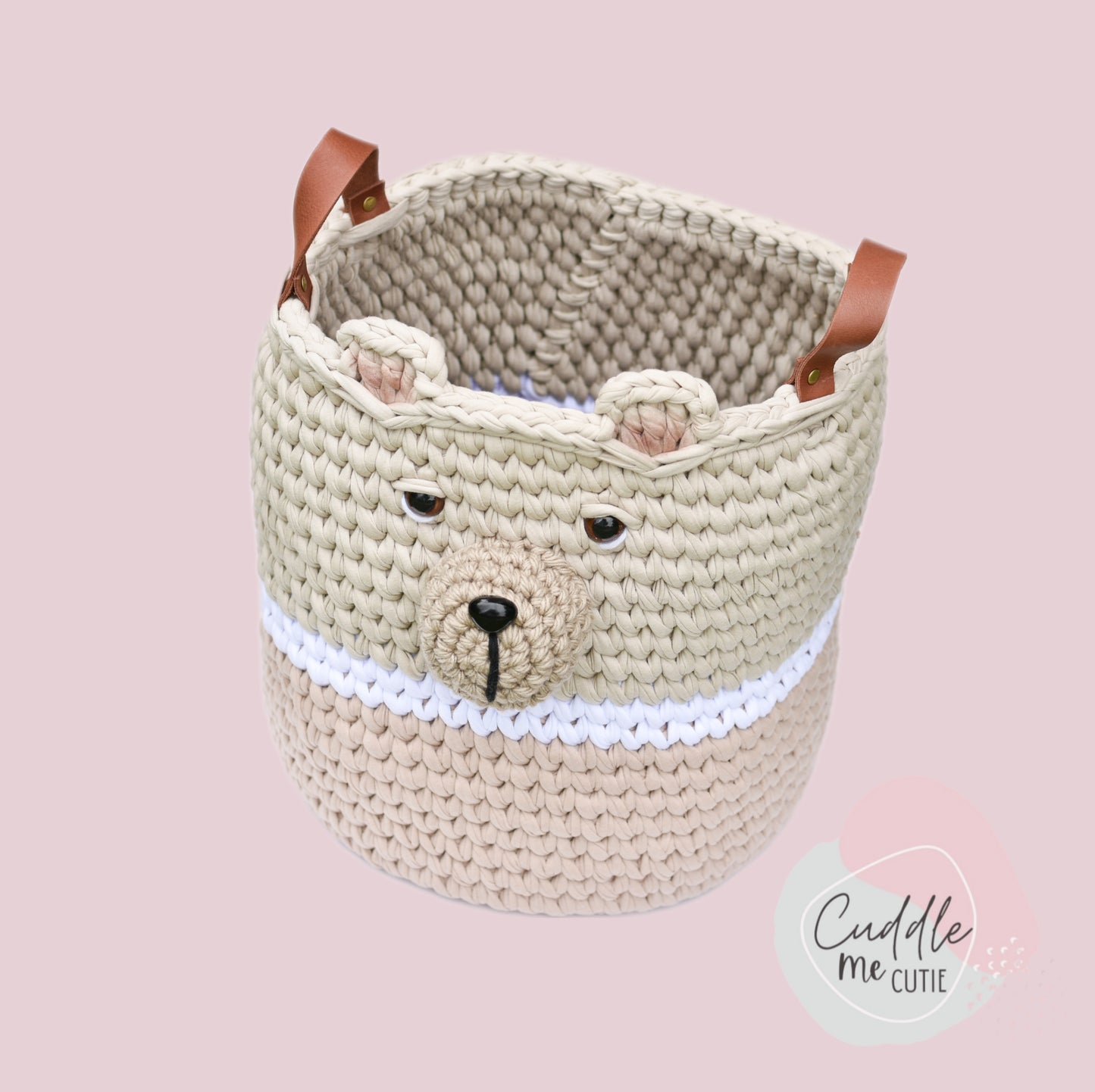 Crochet Bear Basket