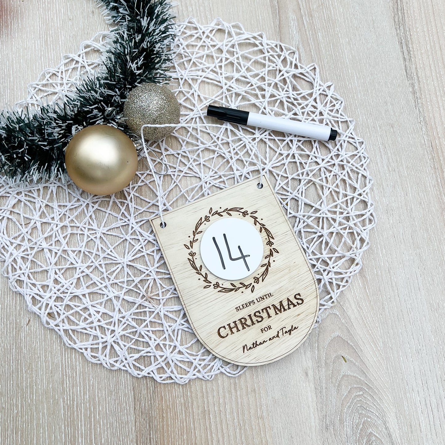 Countdown to Christmas hanger