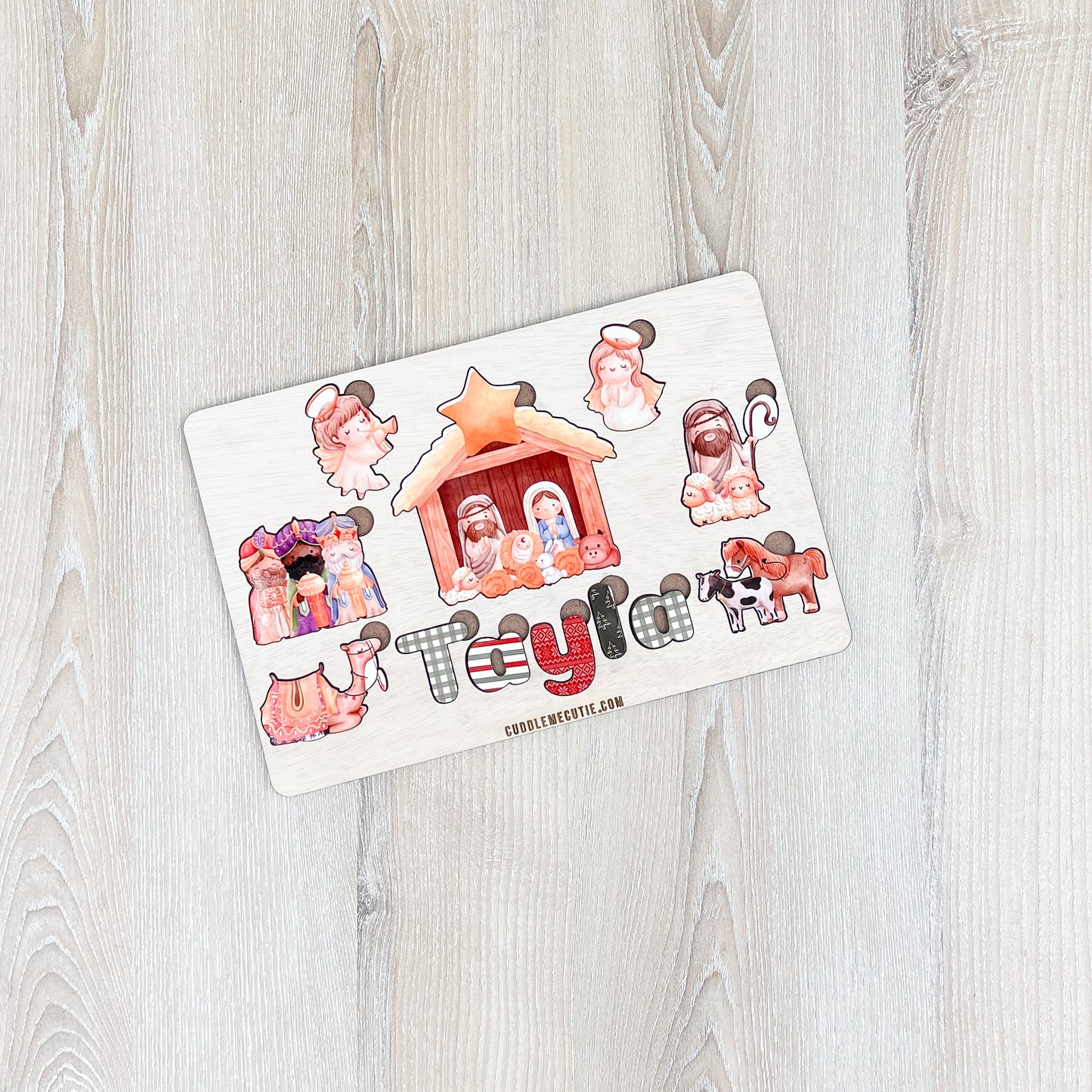 Christmas Nativity Name Puzzle