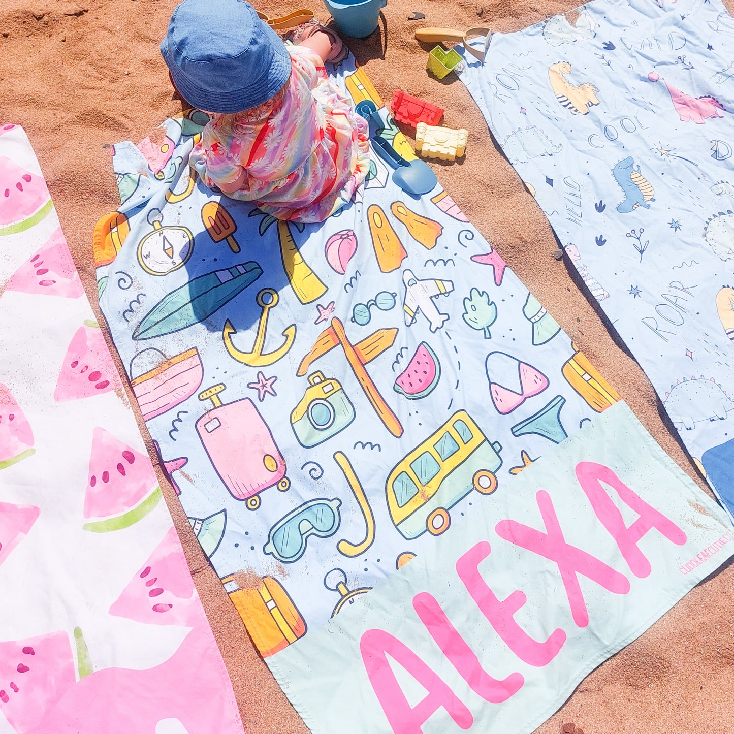 Personalised Swimdry Beach Towels