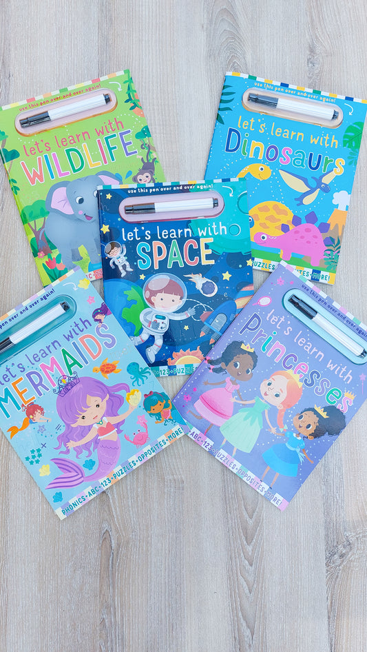 Let’s Learn toddler activity books