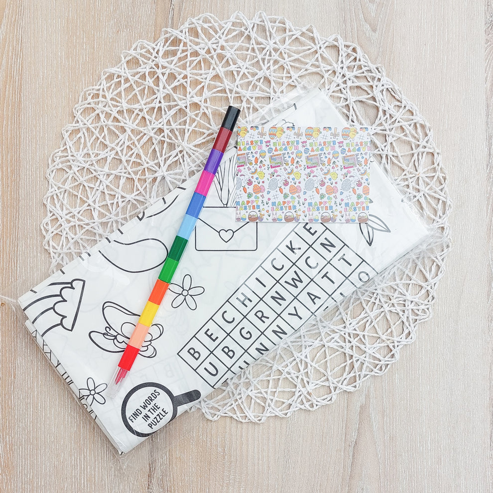 Easter colouring table cloth – Cuddle me Cutie
