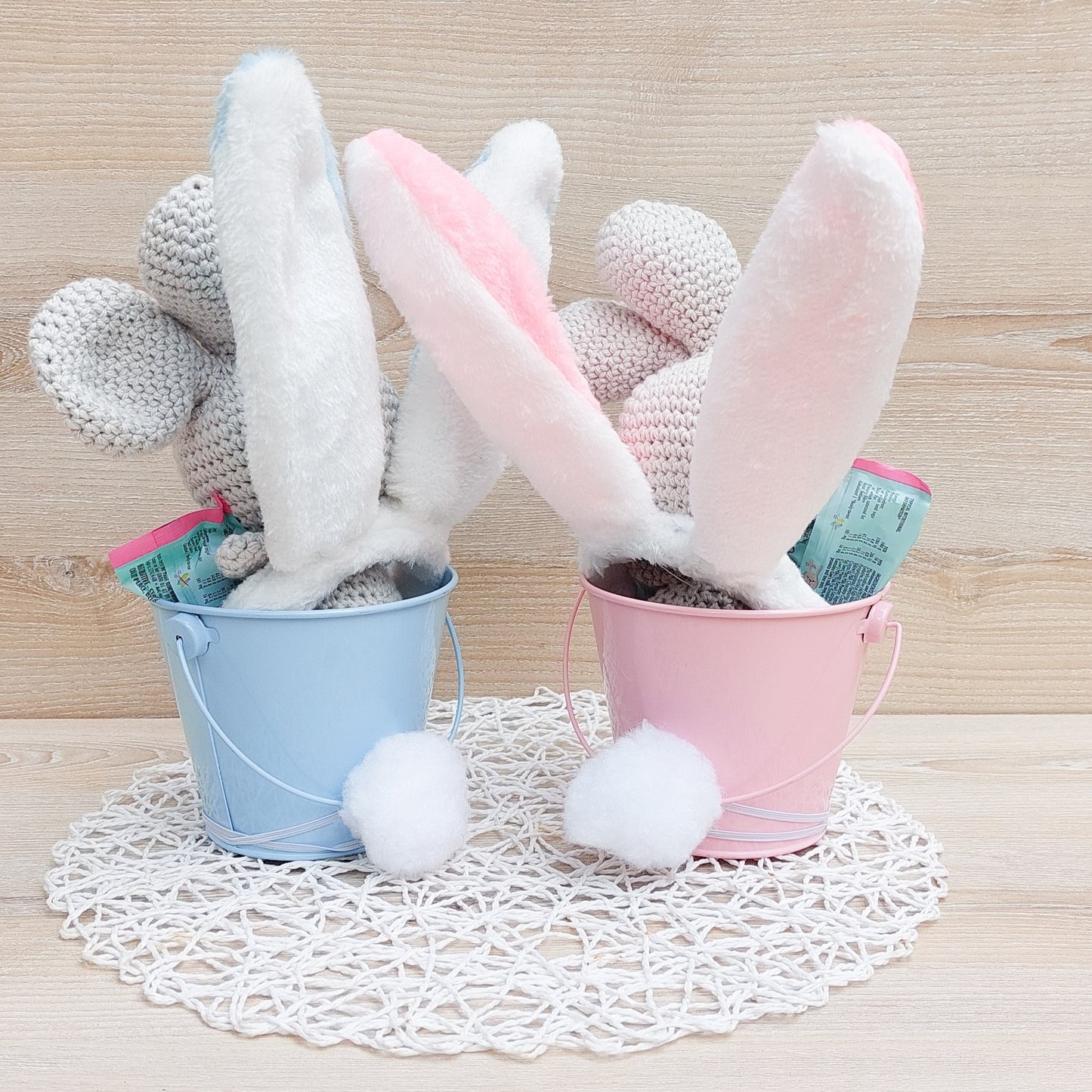 Personalised Bunny Bucket Gift set