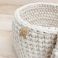 Crochet bunny basket