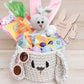 Deluxe Crochet Bunny Basket