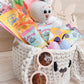 Deluxe Crochet Bunny Basket