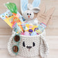 Deluxe Crochet Bunny Basket