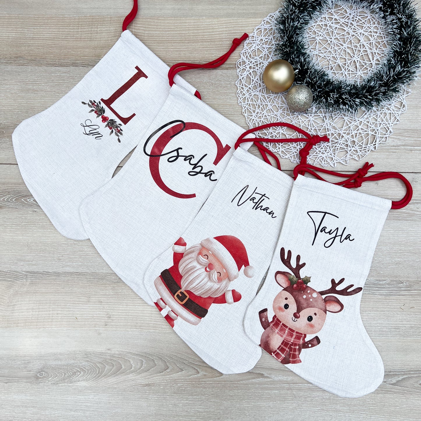 Printed Christmas Stockings