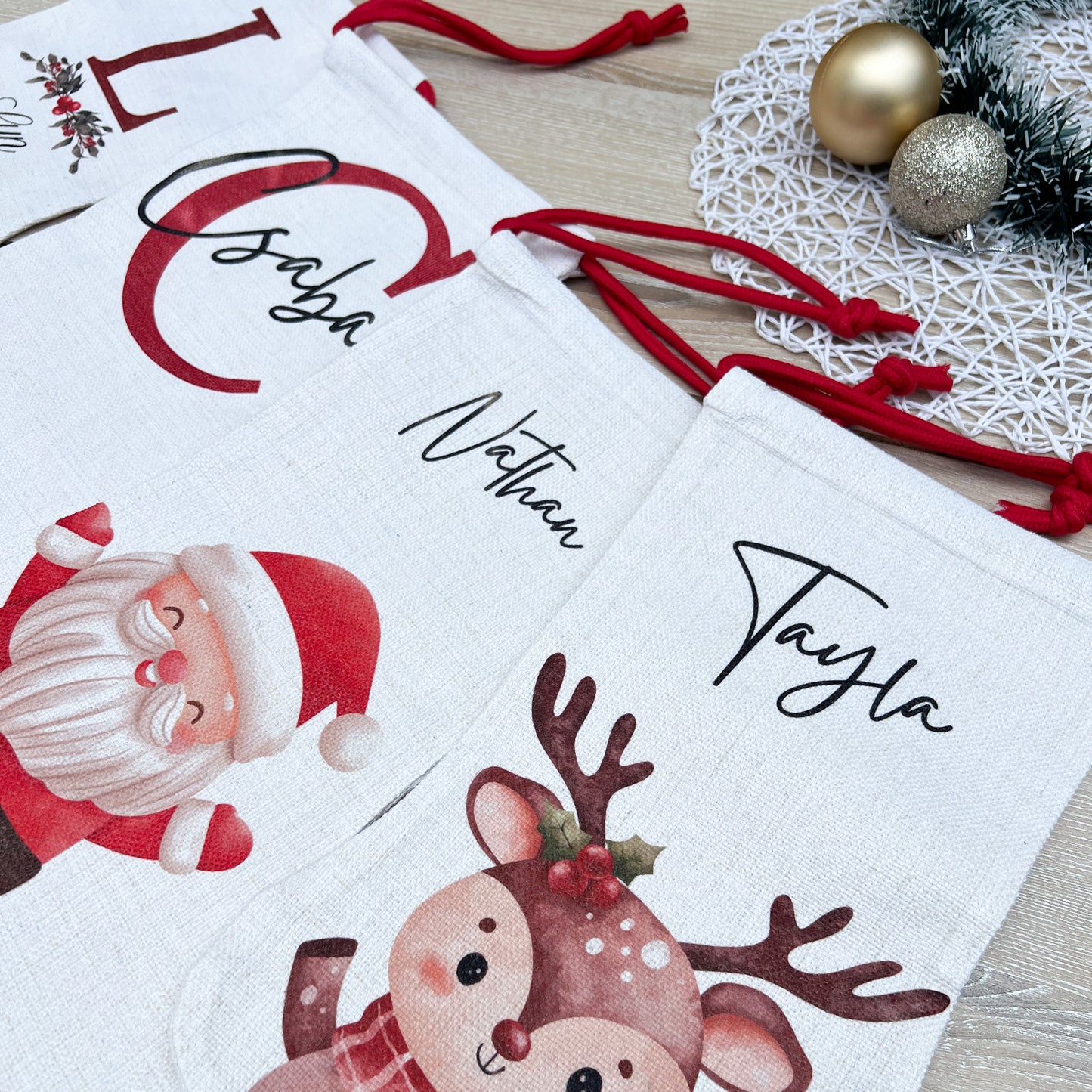 Printed Christmas Stockings