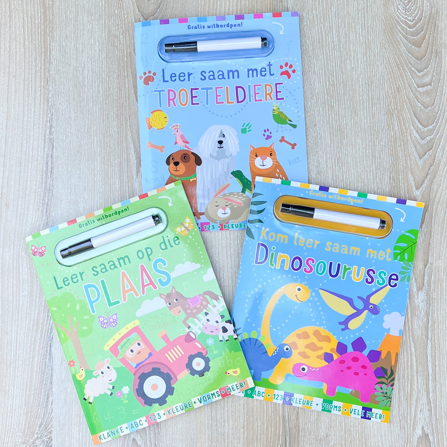 Afrikaans Toddler Activity book (Wipe clean- reusable)