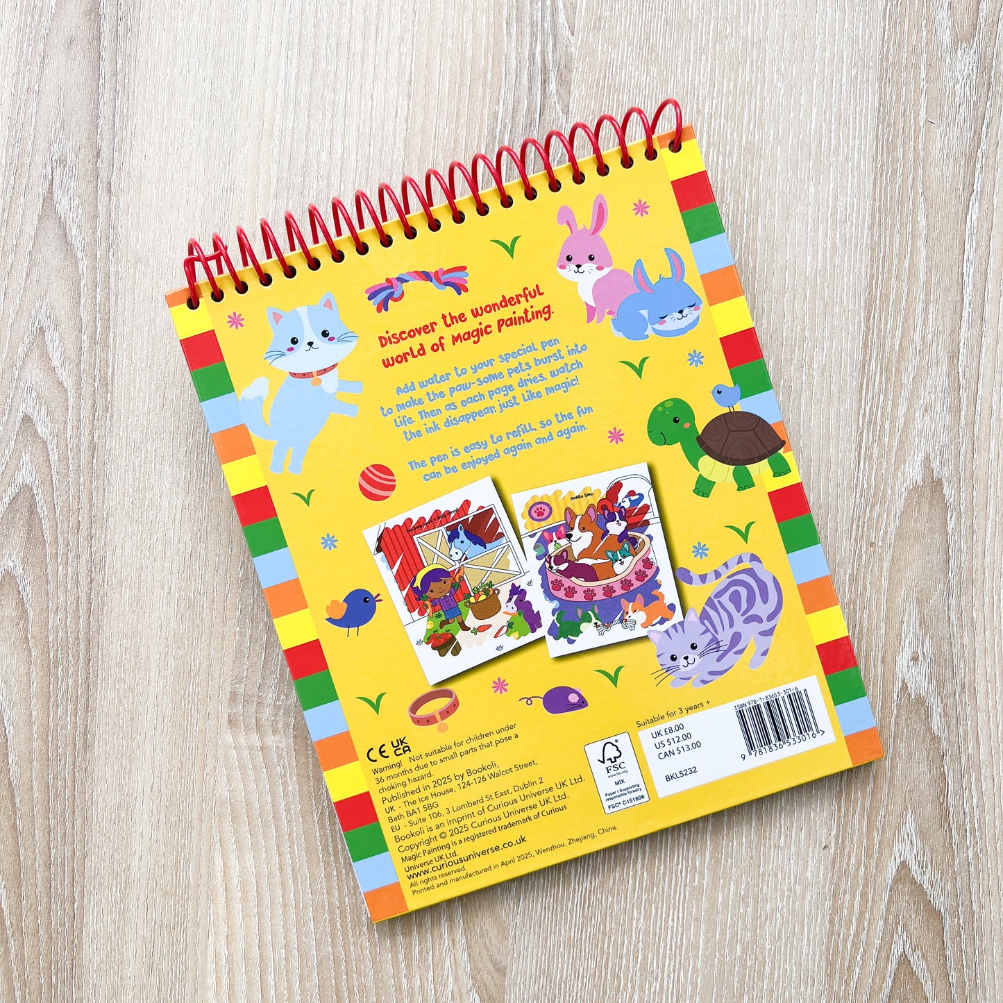 Reusable Mess Free Magic painting activity book