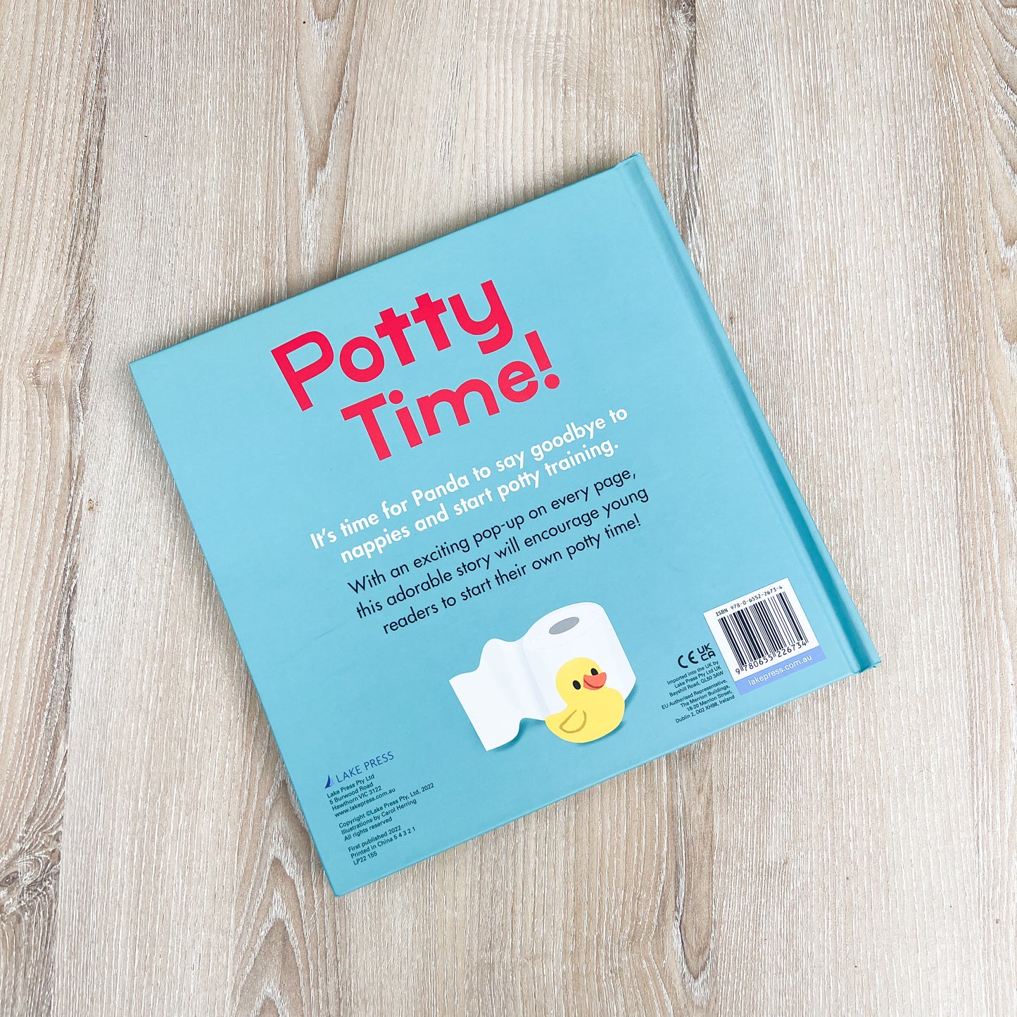 Potty Time Pop up book
