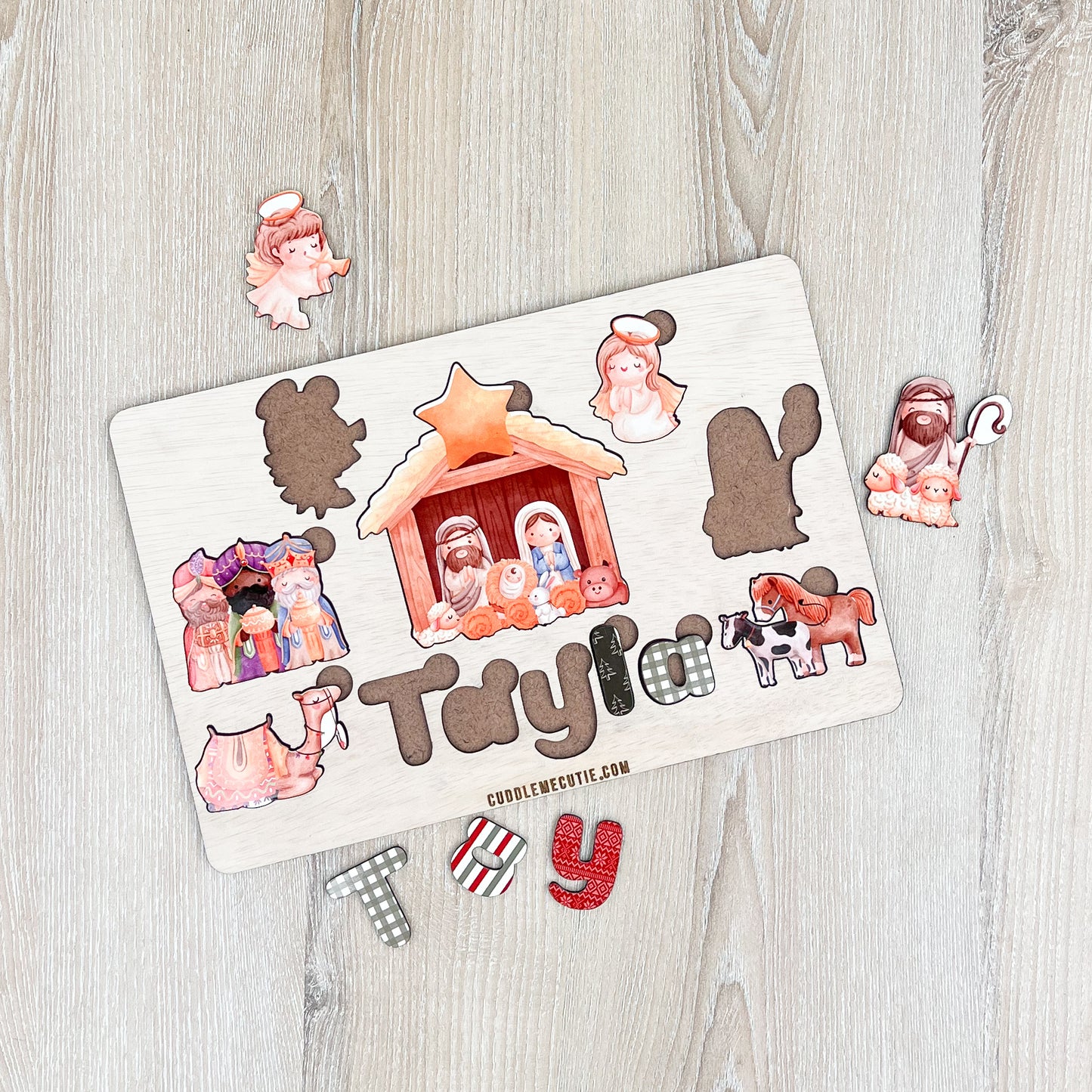 Christmas Nativity Name Puzzle