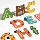 Alphabet Magnets - Upper & Lower Case Animal Letters - 52pcs