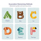Alphabet Magnets - Upper & Lower Case Animal Letters - 52pcs
