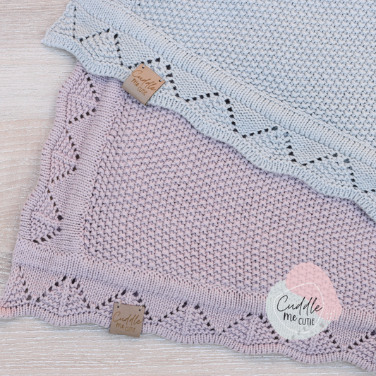 Lightweight Knitted Baby blankets