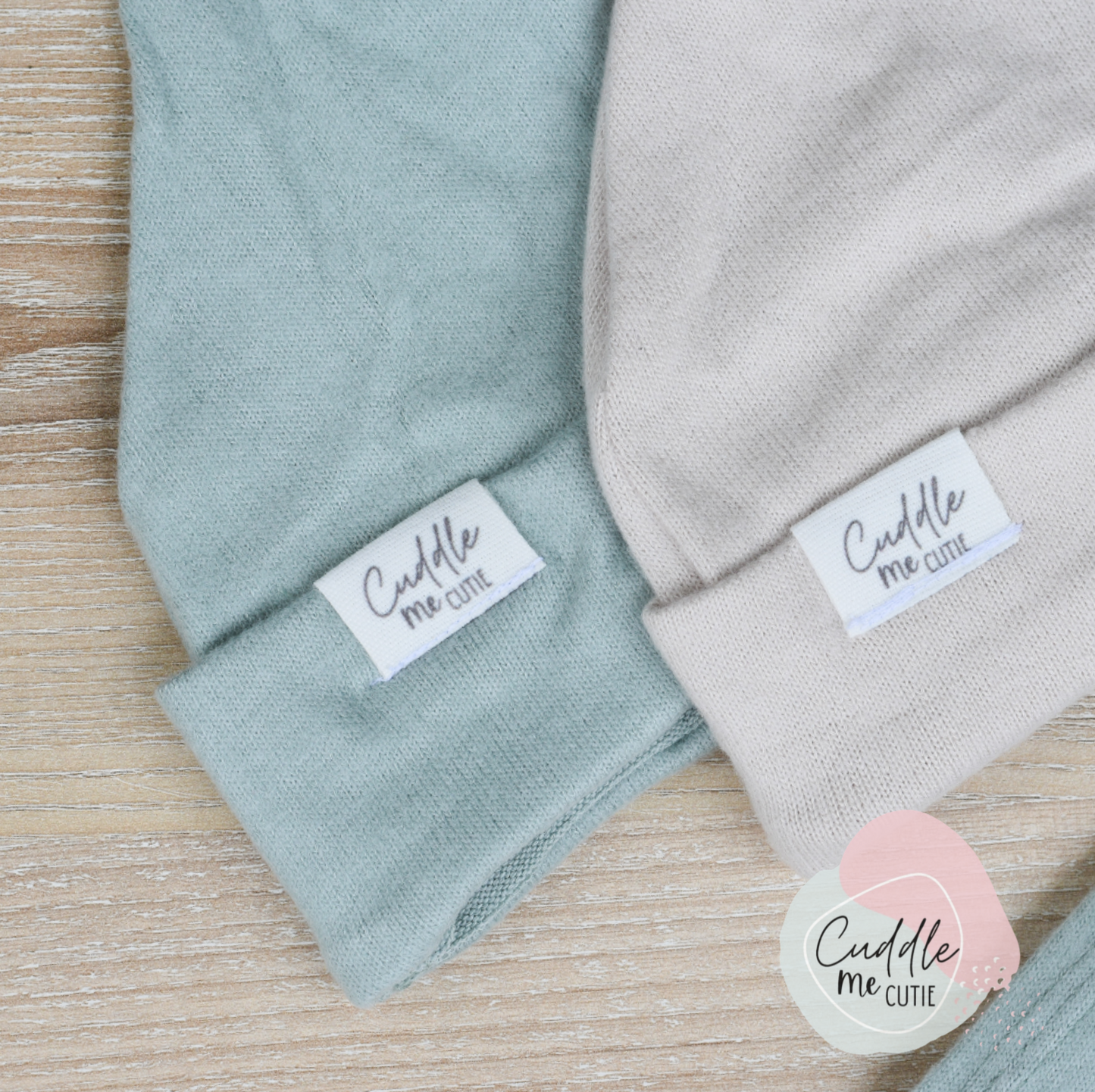 Personalised Swaddle and Beanie set