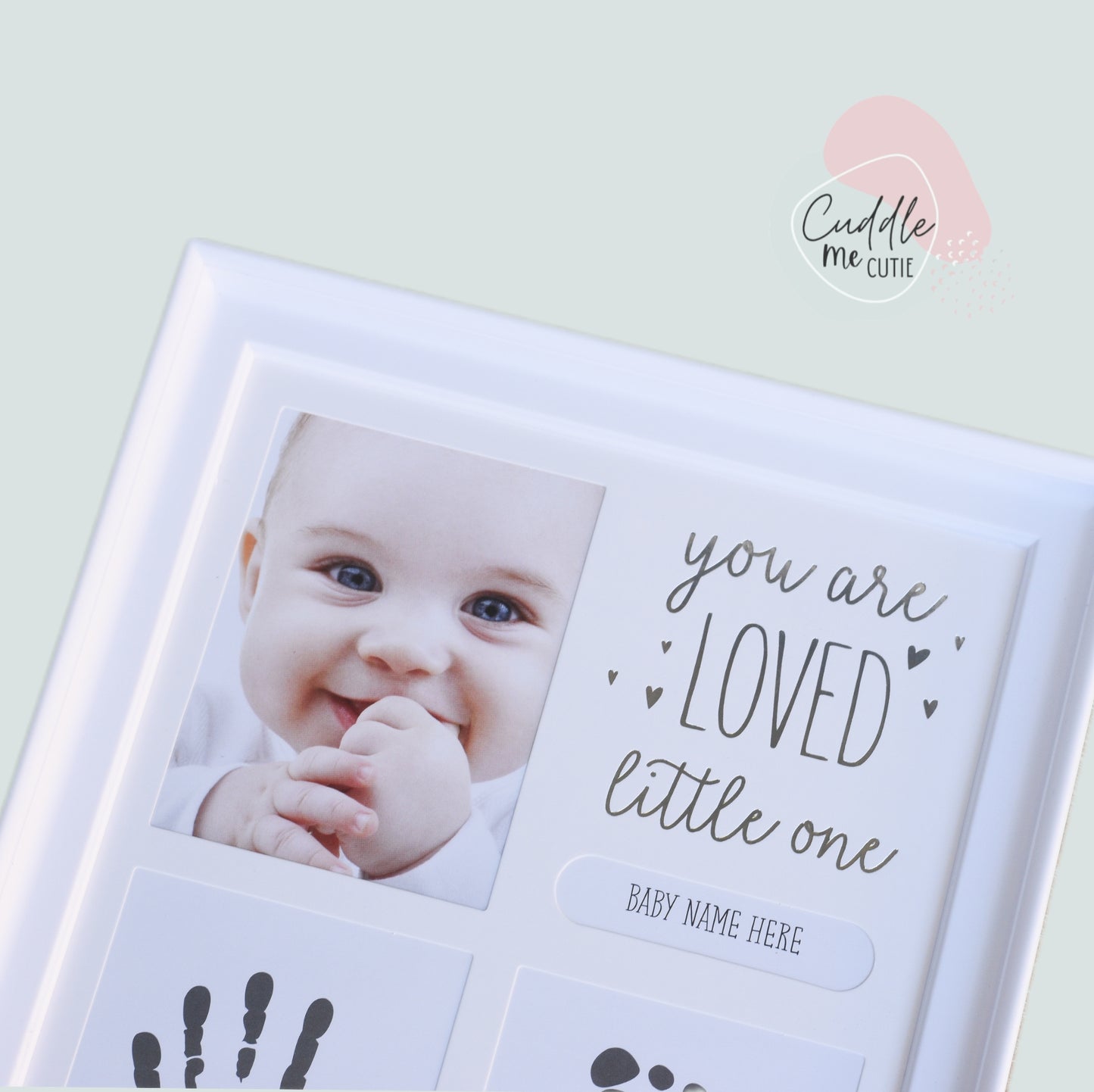 Foot and Handprint Photo Frame