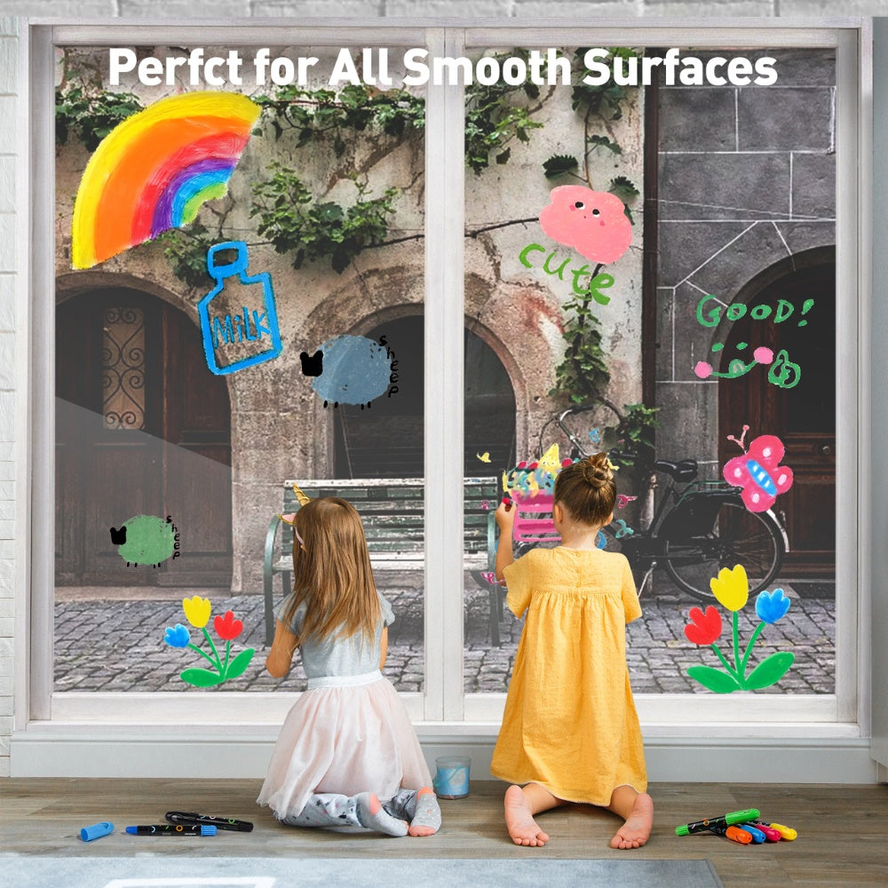 Bath & Window Twisable Crayons - 12 Silky Washable Colours