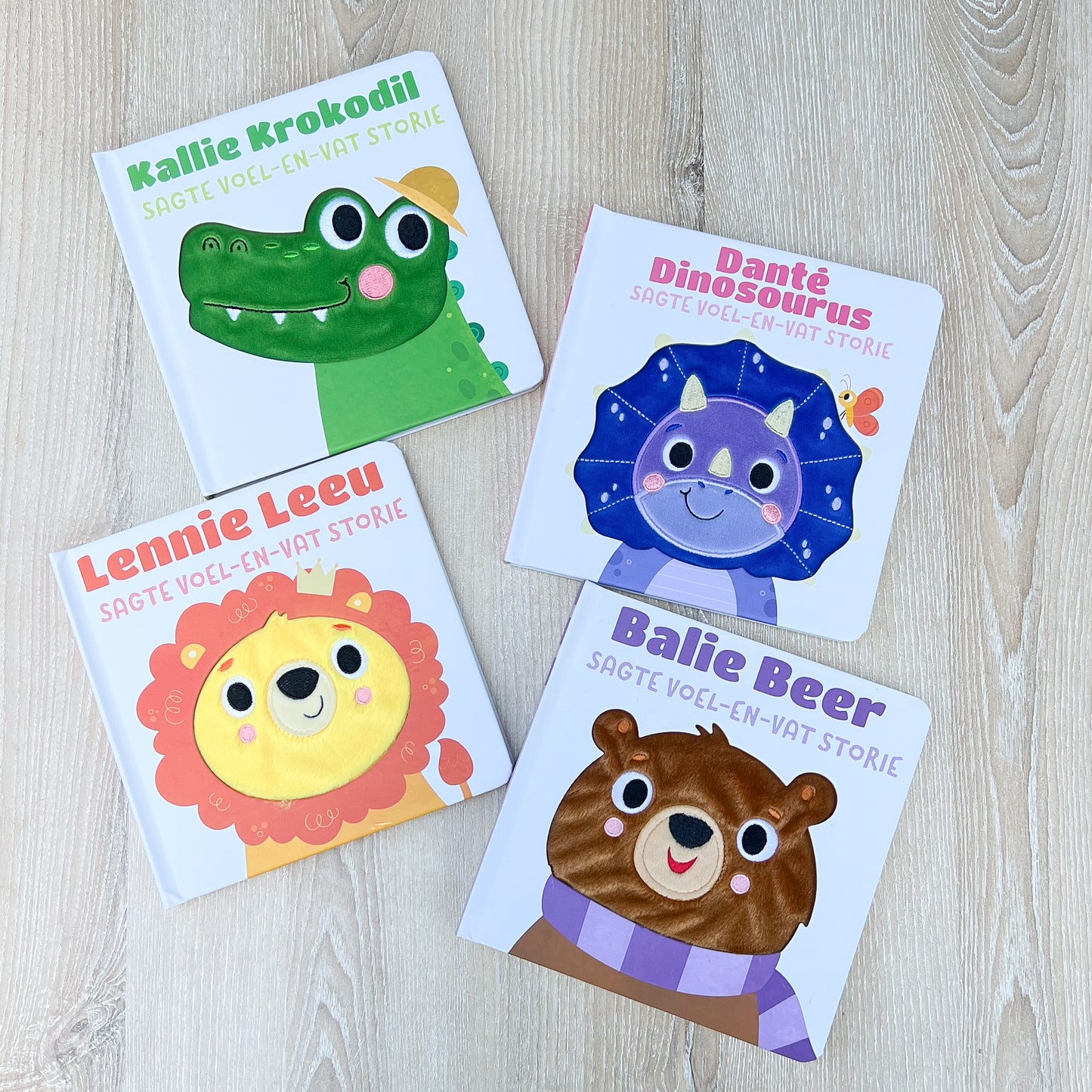 Afrikaans Touch and feel book- Sagte voel-en-vat storie