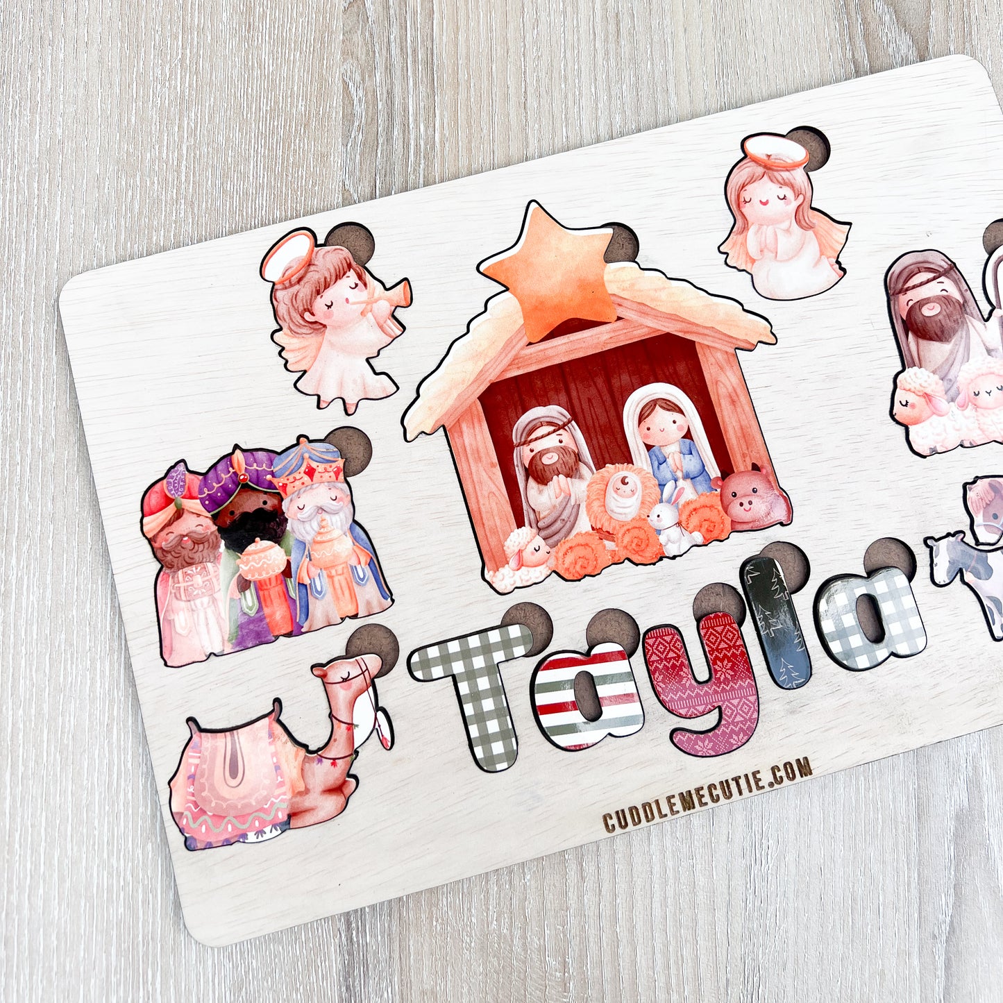 Christmas Nativity Name Puzzle