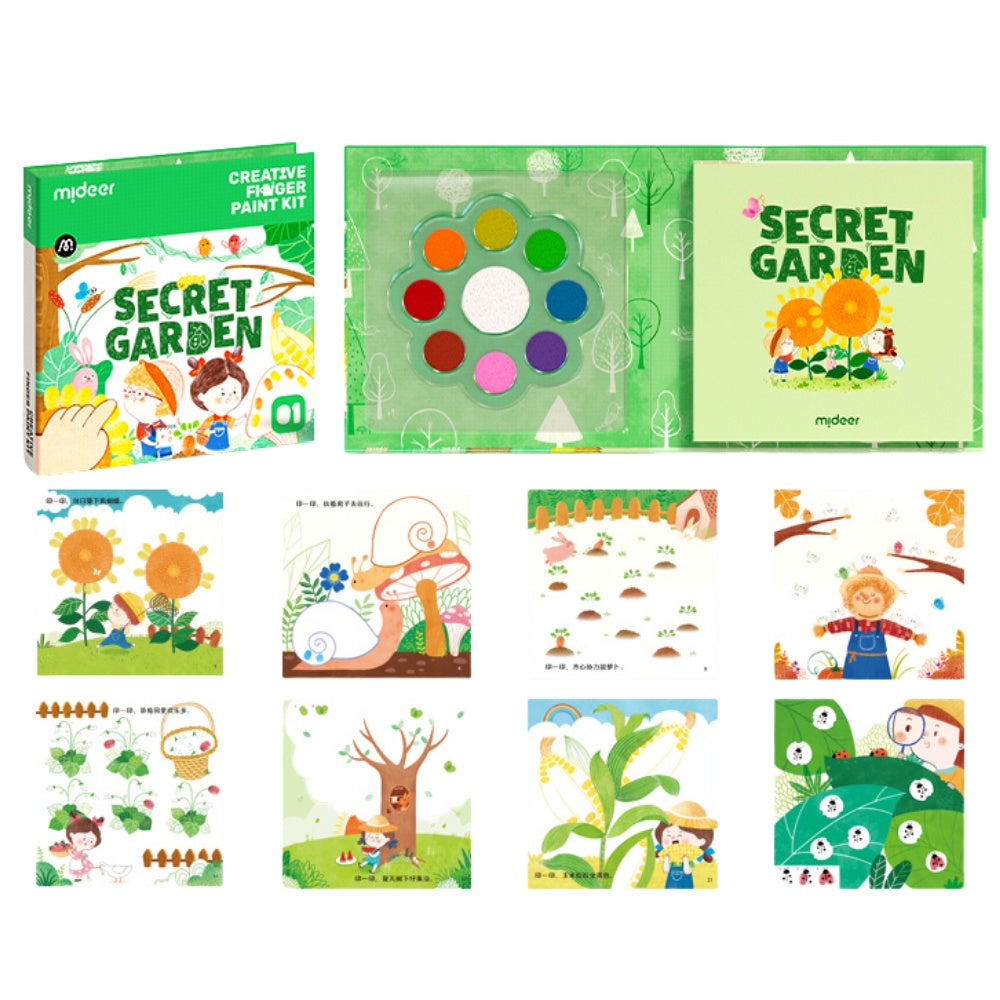 Creative Finger Paint Kit - Secret Garden