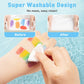 Finger Paint Stamp Book - Colouring Activity with Paint Pads & 6 Stamps