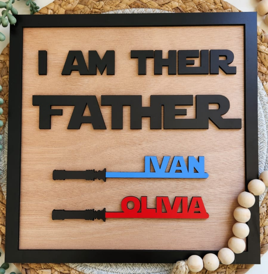 Dad Starwars Plaque