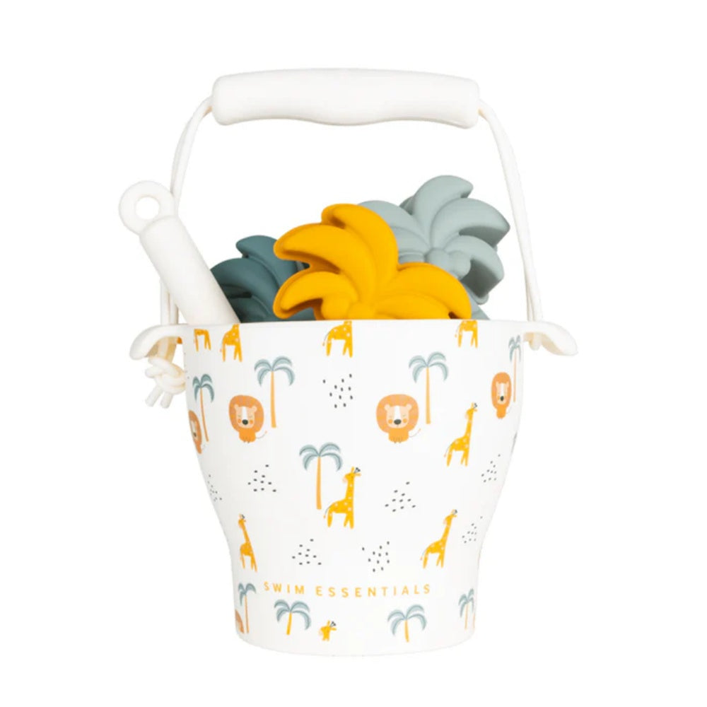 Silicone Beach Toy Set - Jungle