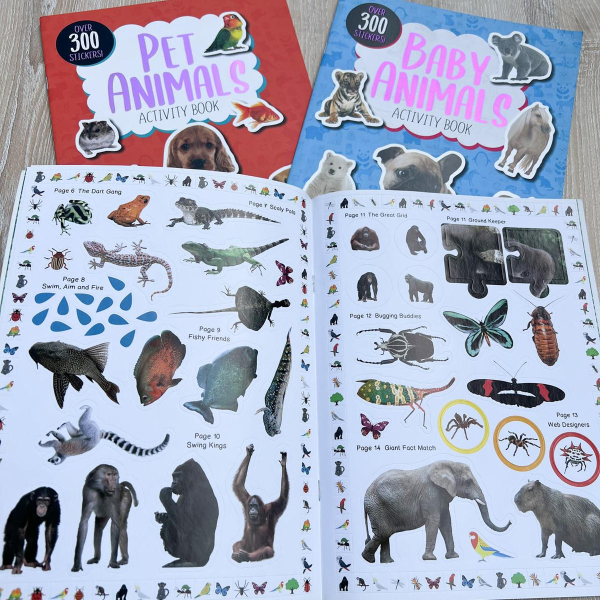 Animal sticker book