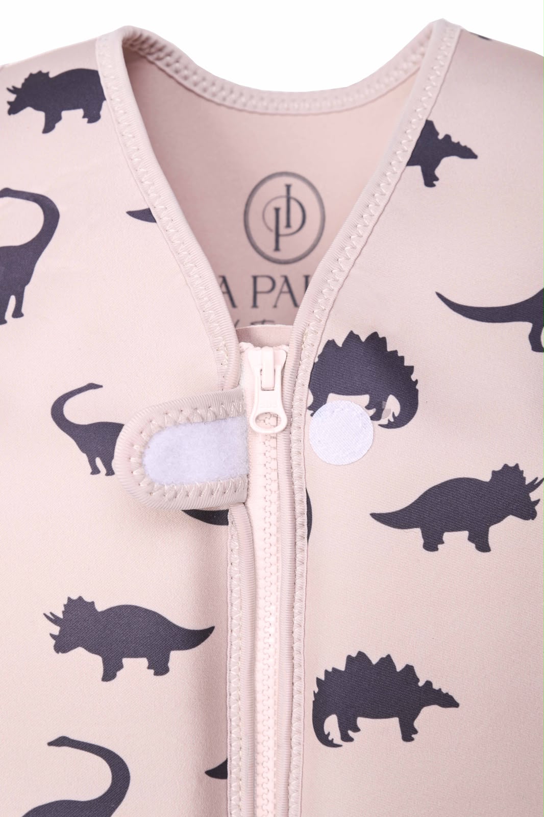 Tommy Swim Vest – Beige Dinosaur