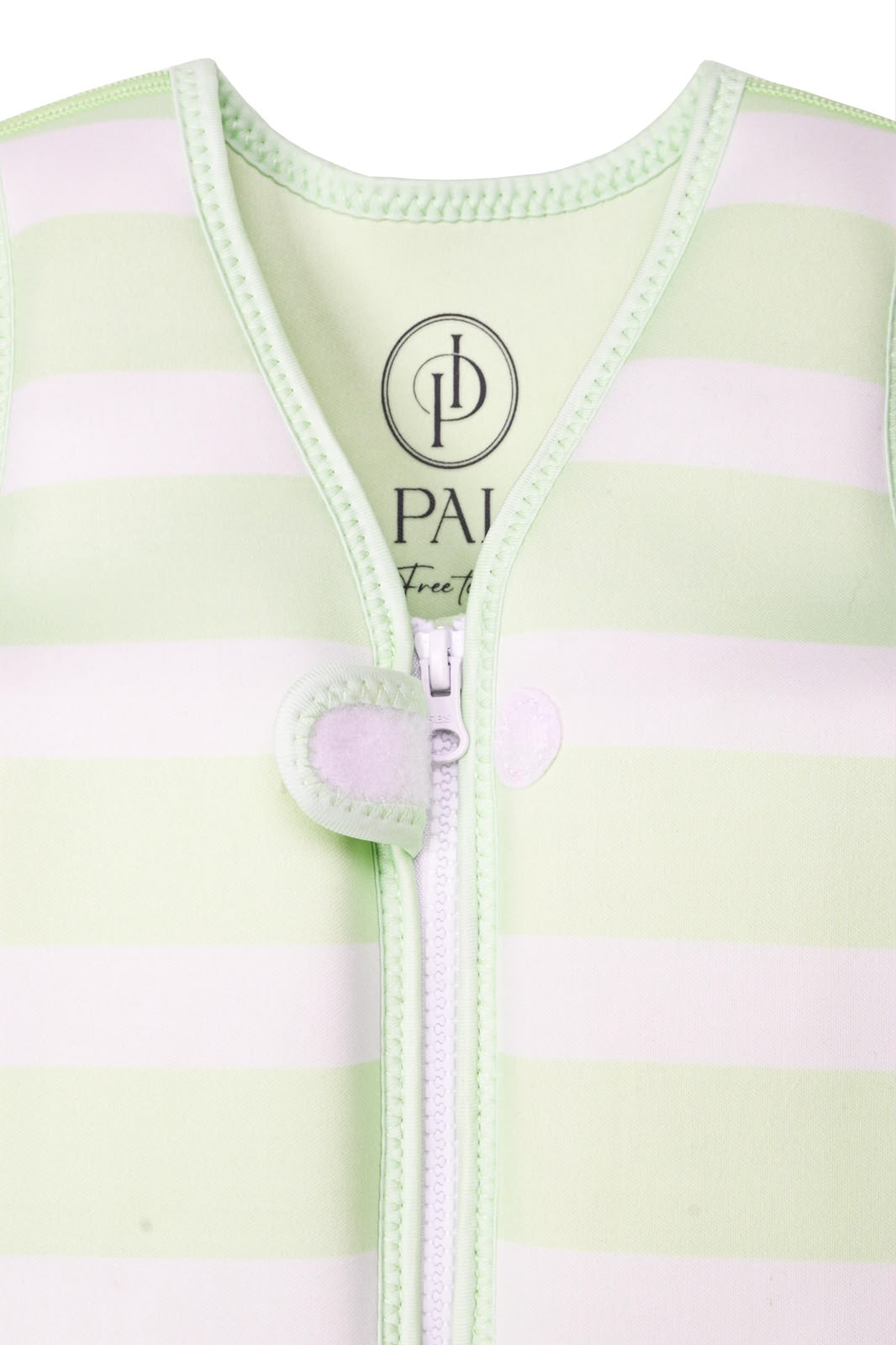 Stevie Swim Vest – Green Stripe