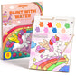 Watercolour Painting Book - 20 Pages & Paint Brush - Unicorns