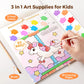 Watercolour Painting Book - 20 Pages & Paint Brush - Unicorns