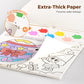 Watercolour Painting Book - 20 Pages & Paint Brush - Unicorns