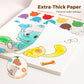 Watercolour Painting Book - 20 Pages & Paint Brush - Animals