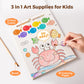 Watercolour Painting Book - 20 Pages & Paint Brush - Sea Adventure