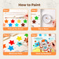 Watercolour Painting Book - 20 Pages & Paint Brush - Space