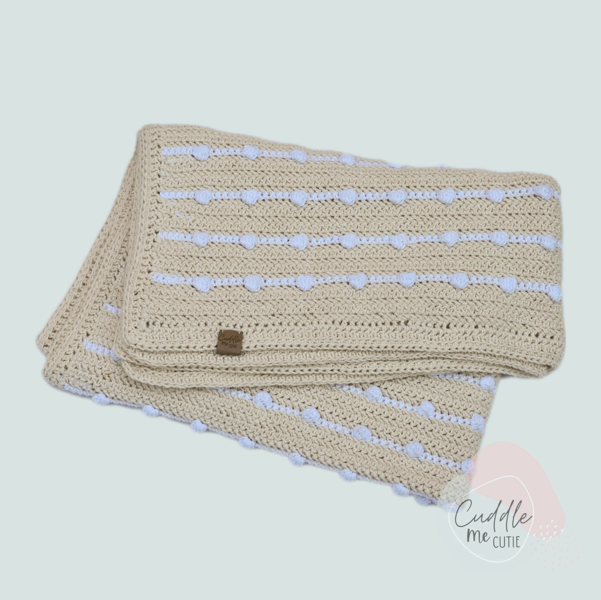 Cotton bobble baby blanket