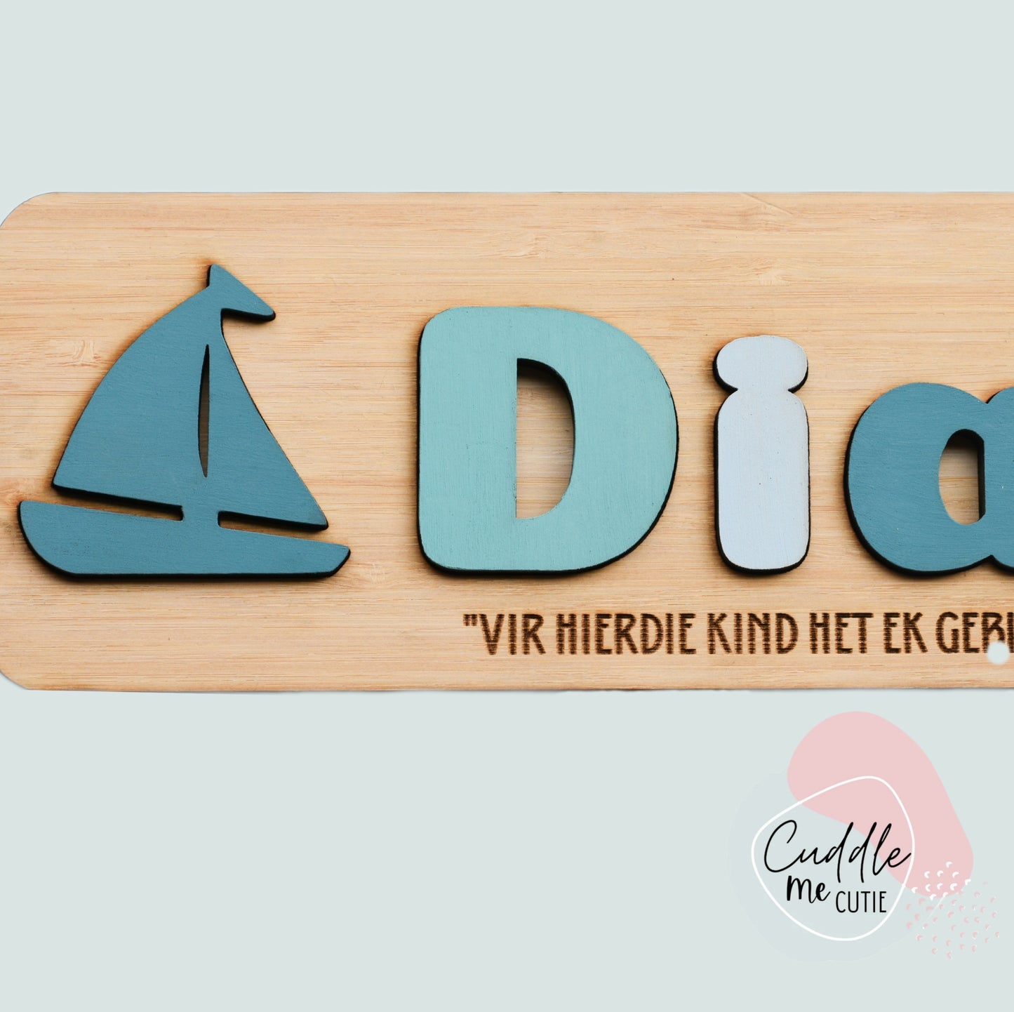 Transport Wooden Name Puzzle